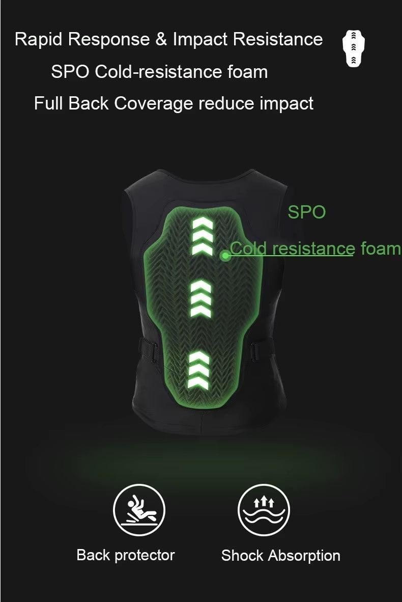 SKI Spine Jacket (Motorcycle CE Certified Back Protector)