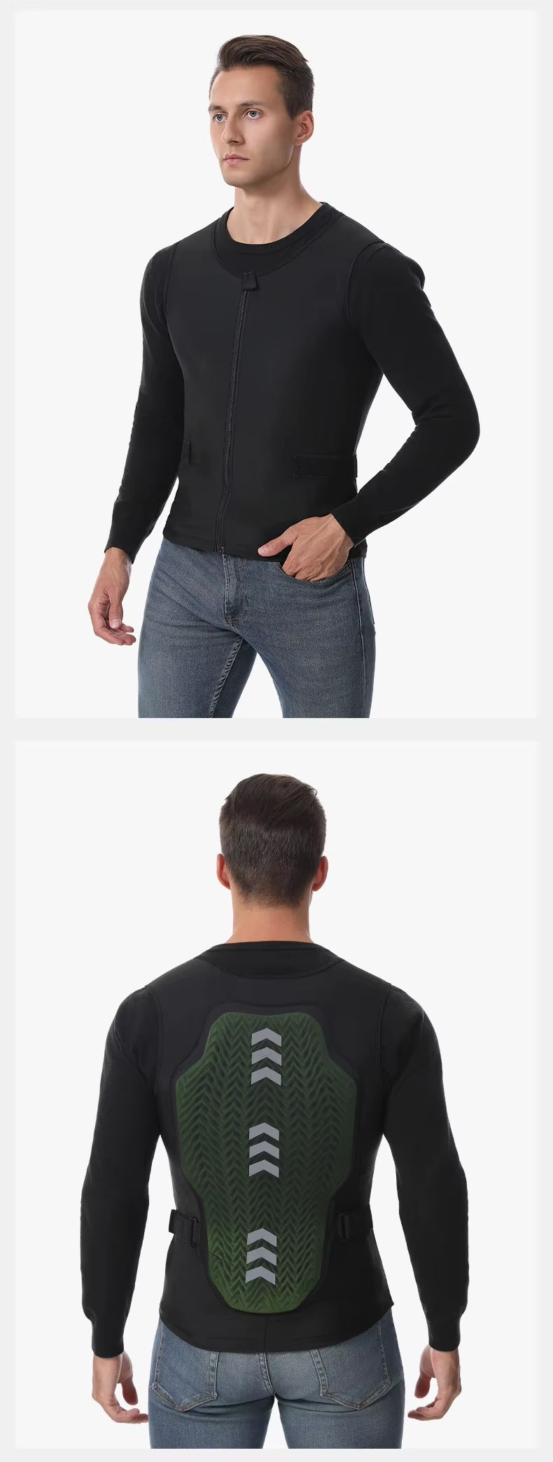 SKI Spine Jacket (Motorcycle CE Certified Back Protector)