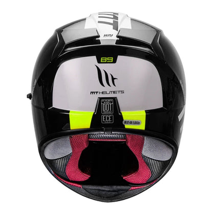 MT Blade 2sv 89 Gloss Fluorescent Yellow Helmet - AH Helmets