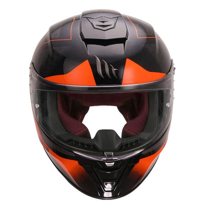 MT Blade 2sv Aura Gloss Fluorescent Orange Helmet - AH Helmets