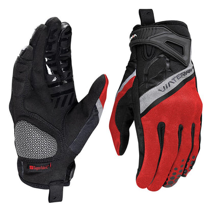 Viaterra Roost – Motorcycle Riding Chilli Red Gloves