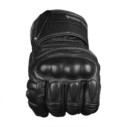Korda Track Full Gauntlet Riding Black Gloves