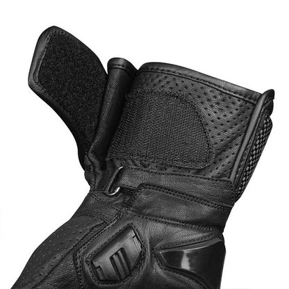 Korda Track Full Gauntlet Riding Black Gloves