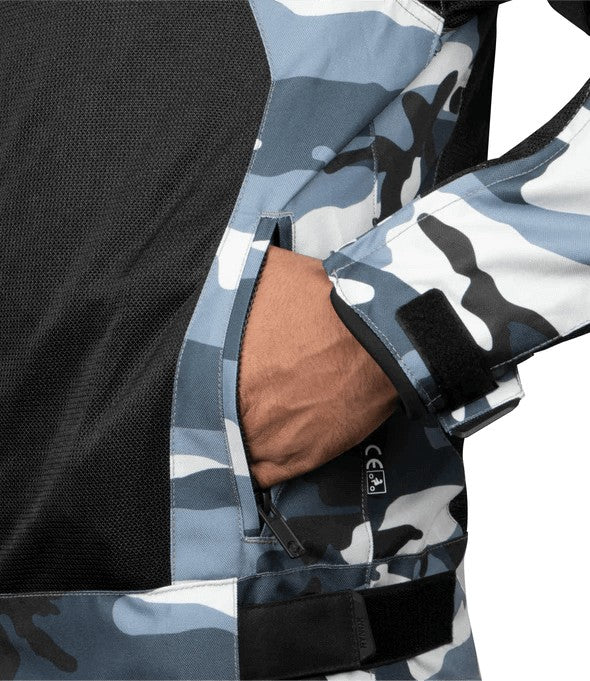 Rynox Urban X Jacket (Camo Light Black) - AH Helmets