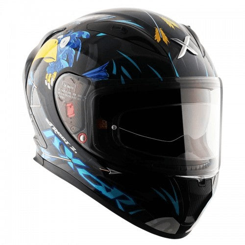 Axor Street Zazu Gloss Blue Helmet - AH Helmets