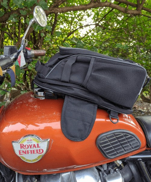 Tryka Gears Ride Mate Tank Bag- Black (18L) - AH Helmets