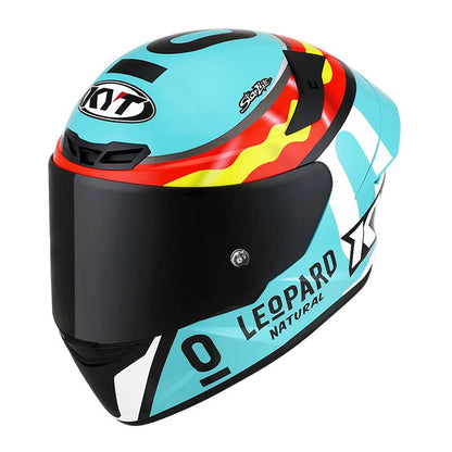 KYT TT Course Jaume Masia Leopard Replica Spaniard Helmet - AH Helmets