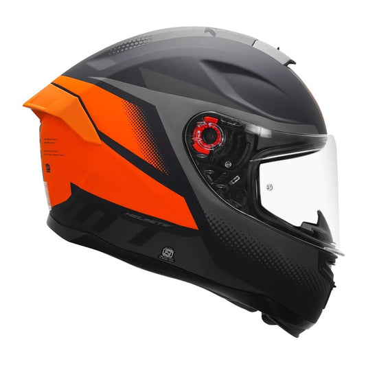 MT Hummer Brick Matt Orange Helmet