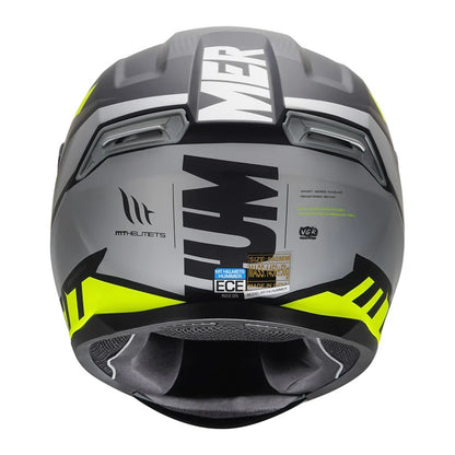 MT Hummer Brick Matt Yellow Helmet - AH Helmets