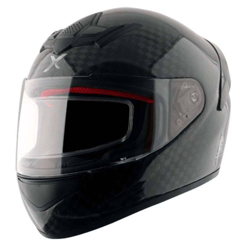 Axor Rage Carbon Fiber Big Checks Helmets - AH Helmets