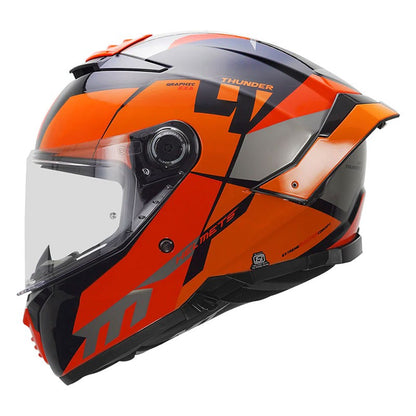 Mt Thunder4 Exa Gloss Orange Helmet