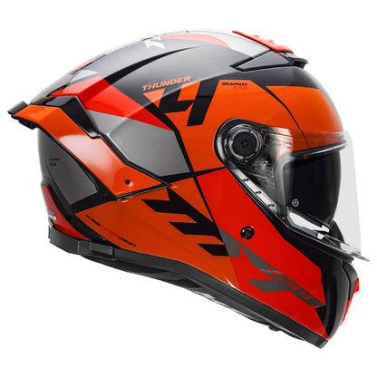 Mt Thunder4 Exa Gloss Orange Helmet