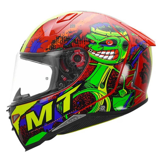MT Revenge 2 Piston Gloss Red Helmet