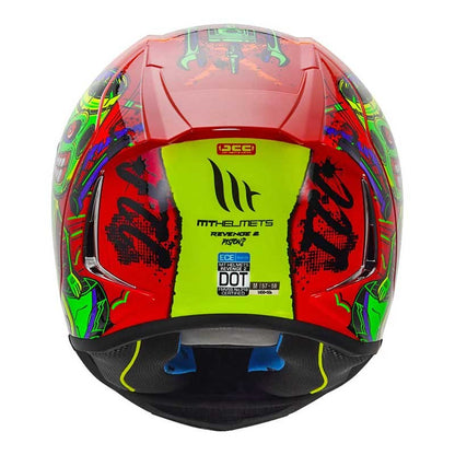 MT Revenge 2 Piston Gloss Red Helmet