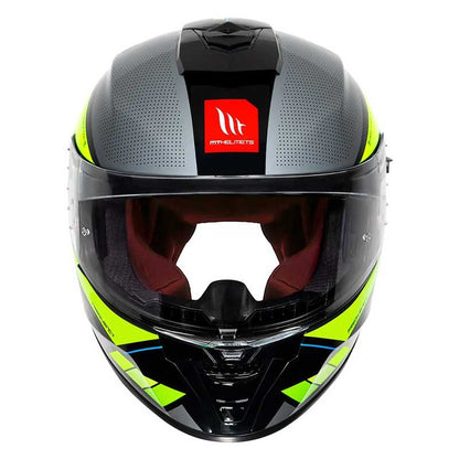 MT Blade 2SV Frequency Gloss Fluorescent Yellow Helmet