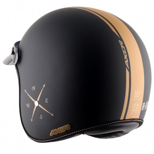 Axor Retro Jet Euro Globe Dull Black Gold Helmet
