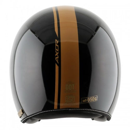 Axor Retro Jet Euro Globe Gloss Black Gold Helmet