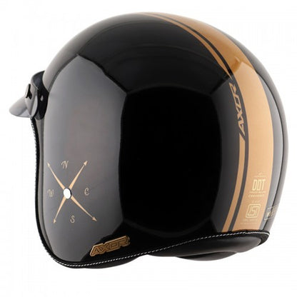 Axor Retro Jet Euro Globe Gloss Black Gold Helmet