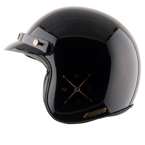 Axor Retro Jet Euro Globe Gloss Black Gold Helmet