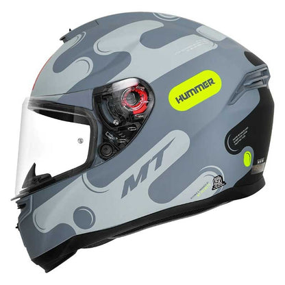 MT Hummer Liquer Matt Grey Helmet - AH Helmets