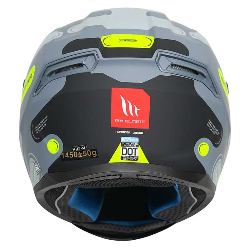 MT Hummer Liquer Matt Grey Helmet - AH Helmets