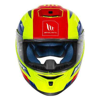 MT Hummer Capacitor Gloss Fluorescent Yellow Helmet