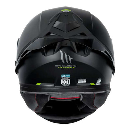MT Thunder3 Pro Solid Matt Black Helmet