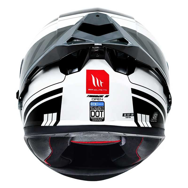 MT Thunder3 Pro Open Gloss Grey Helmet - AH Helmets
