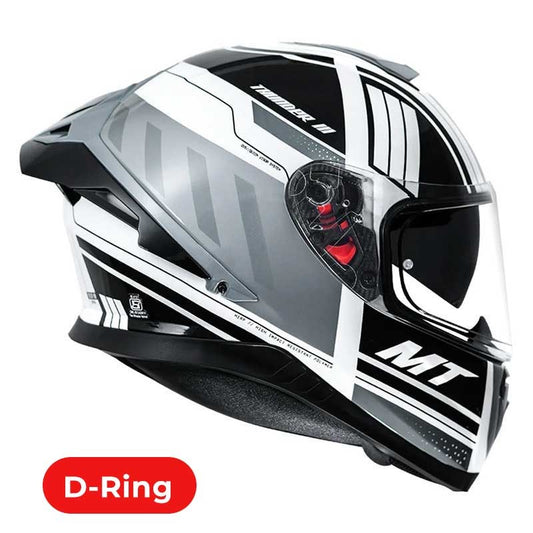 MT Thunder3 Pro Open Gloss Grey Helmet