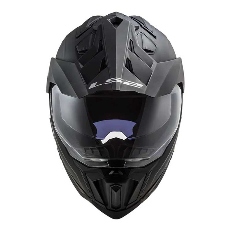 LS2 MX701 EXPLORER PLUS Solid Matt Black Helmet - AH Helmets