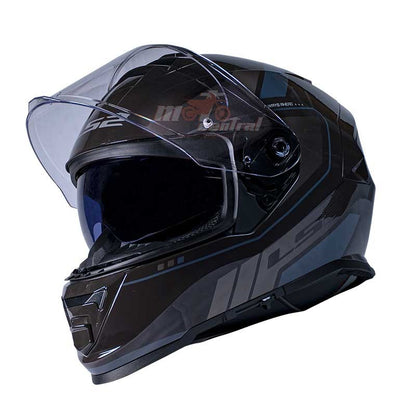 LS2 FF800 Storm II Fist Gloss Black Grey Helmet - AH Helmets