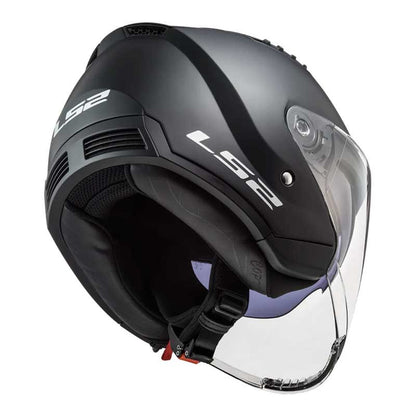 LS2 OF600 Copter Solid Matt Black Helmet