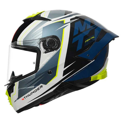 Mt Thunder4 Pental Gloss Blue Helmet