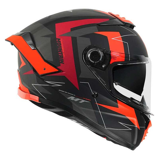 Mt Thunder4 Mountain Matt Red Helmet