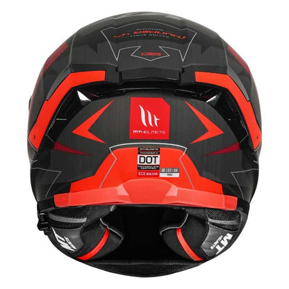 Mt Thunder4 Mountain Matt Red Helmet
