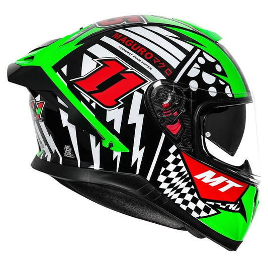 MT Thunder3 Pro Sergio Garcia Gloss Green Helmet