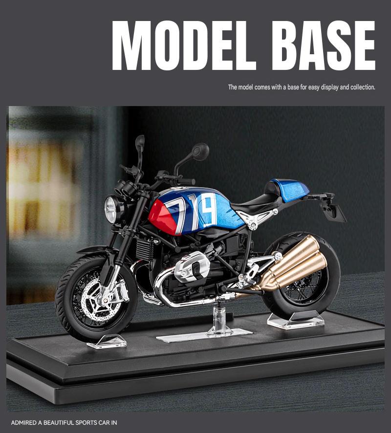 Flash Motorcycle Model Simulation Racer Motorcycle + Rider Set