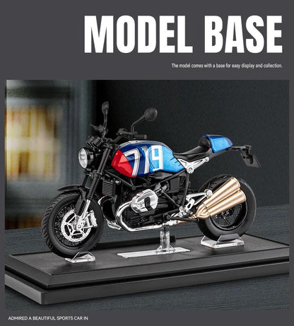 Flash Motorcycle Model Simulation Racer Motorcycle + Rider Set