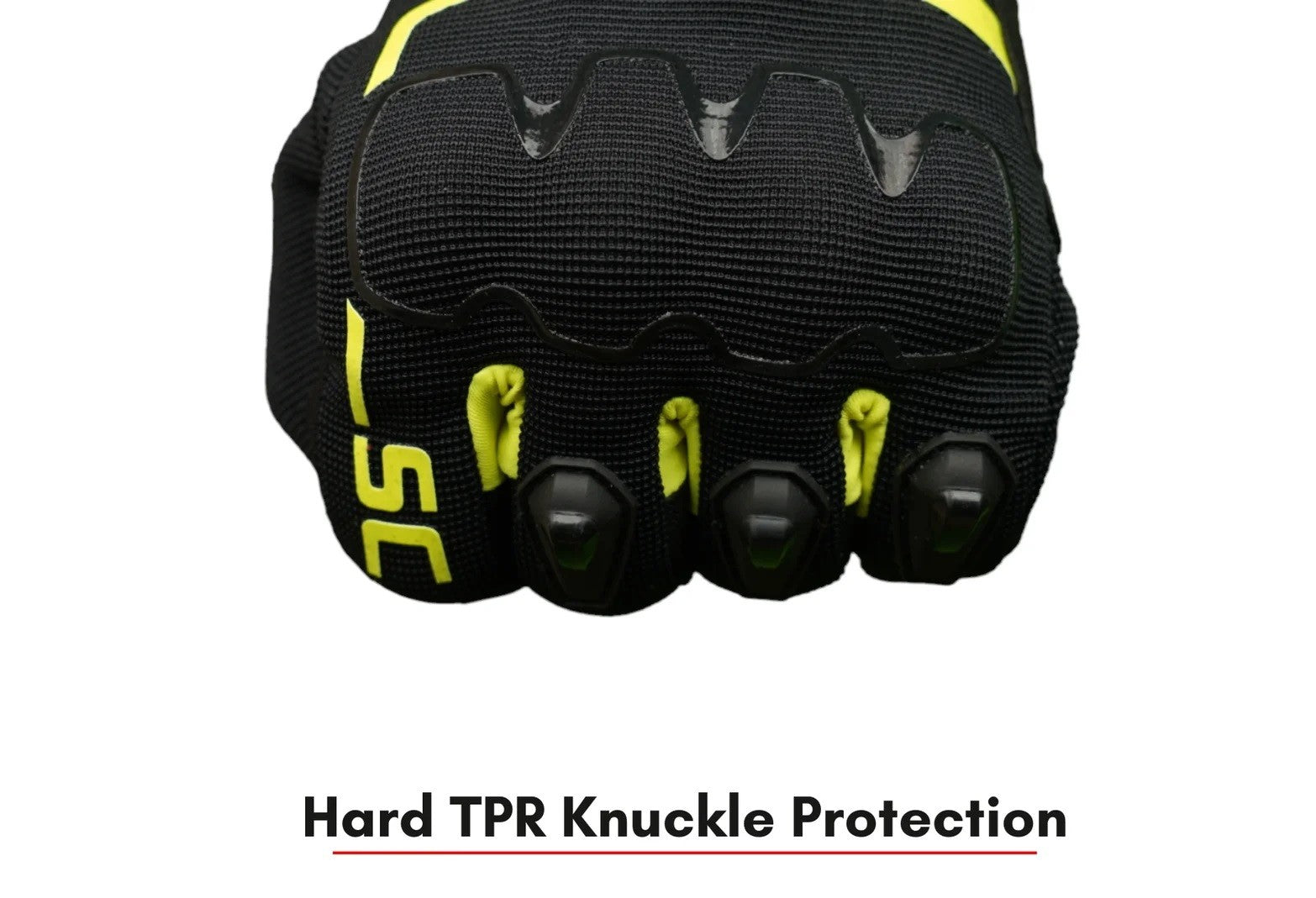 Scala Atlas Gloves Black Hi-Viz Neon - AH Helmets
