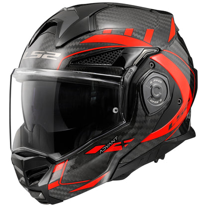 LS2 FF901 Advant XC Future Gloss Red Carbon Helmets