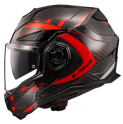 LS2 FF901 Advant XC Future Gloss Red Carbon Helmets