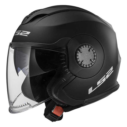 LS2 OF570 Verso Solid Matt Black Helmet