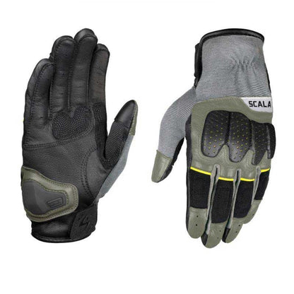 Scala Gears Speed 2 Gloves Grey Hiviz - AH Helmets