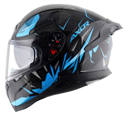 Axor Apex Hunter Neon Blue Helmet - AH Helmets