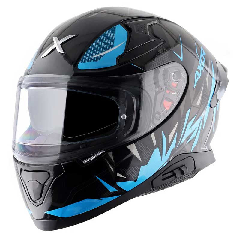 Axor Apex Hunter Neon Blue Helmet - AH Helmets