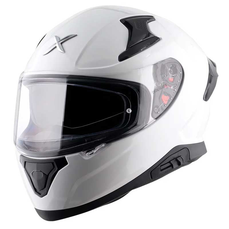 Axor Apex Solid White Helmet - AH Helmets