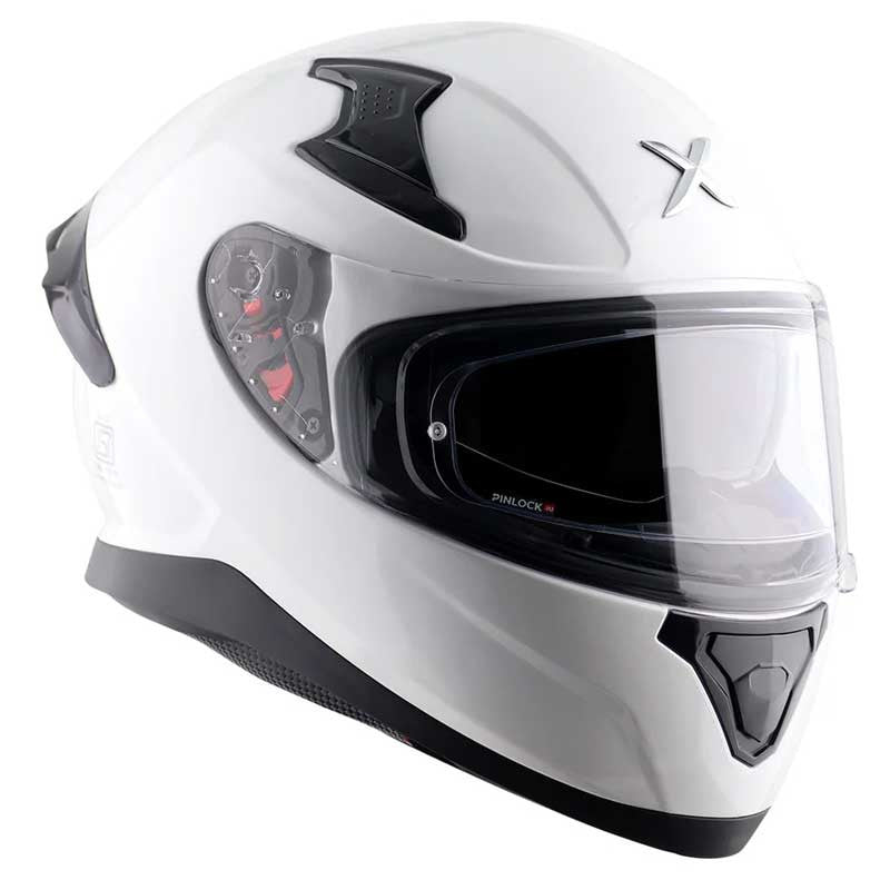 Axor Apex Solid White Helmet - AH Helmets