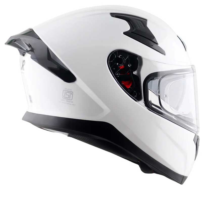 Axor Apex Solid White Helmet - AH Helmets