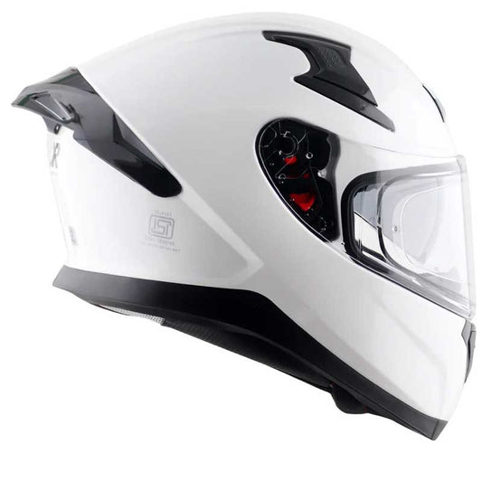 Axor Apex Solid White Helmet - AH Helmets