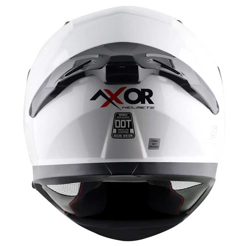 Axor Apex Solid White Helmet - AH Helmets